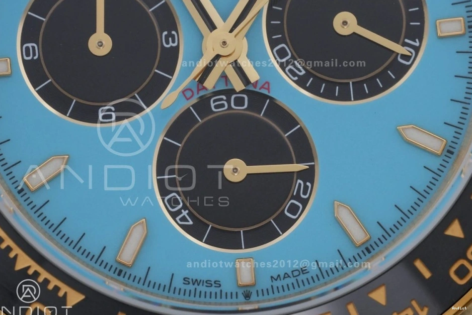 Daytona 1:1 Dial V10 Turquoise 2025 126518 QF (Gain Weight) QF4131 Oyster-flex on Strap Best Edition 1129